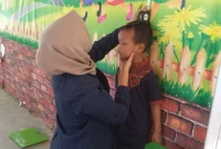 Foto: ilustrasi penimbangan posyandu.