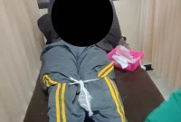 Korban pengeroyokan sekelompok pelajar. (Foto.ist)