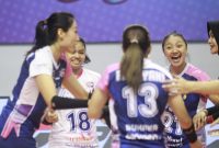 Tim putri Jakarta Livin’ Mandiri menutup putaran pertama PLN Mobile Proliga 2025 dengan kemenangan usai mengungguli Yogya Falcons 3-0 / foto ist