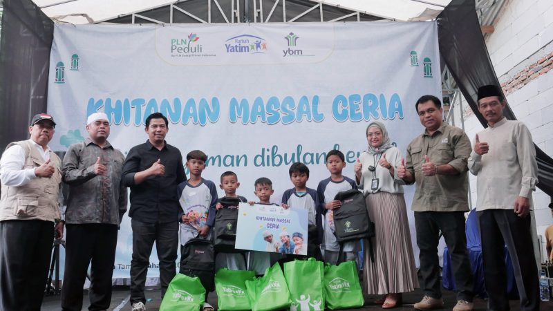 PLN EPI menggelar program khitanan massal gratis sebagai bentuk komitmen Perusahaan dalam mendukung peningkatan kualitas kesehatan anak-anak dari keluarga prasejahtera.