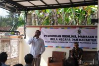 Foto: Martoyo, S.Sos saat menyampaikan penyerapan aspirasi di depan konstituen Dapil III, Banjarnegara.