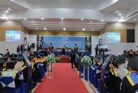 256 Mahasiswa UMUS Brebes tahun akademik 2024-2025 diwisuda pada wisuda ke 9. Foto: doc UMUS