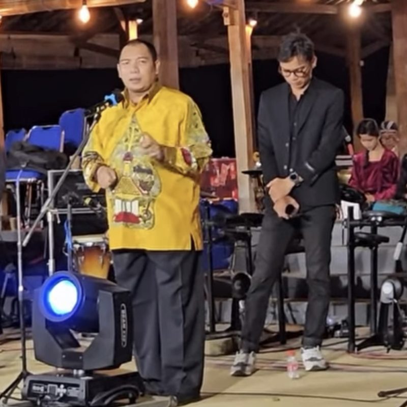 Pamor Wicaksono terpilih secara aklamasi sebagai ketua dewan kesenian daerah brebes. Fot: ist