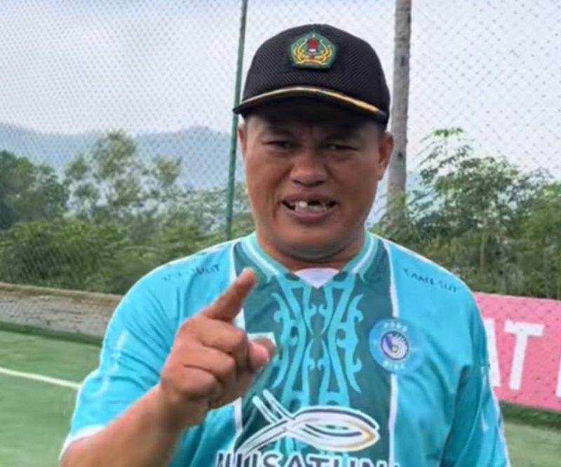 Penanggung Jawab Tim Persibara Liga 4, Rochman Supriyadi .(foto/doc)